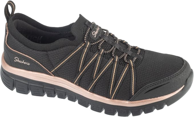 Skechers Graceful - Purecrush, Vrouwen, Zwart, Sneakers, maat: 41