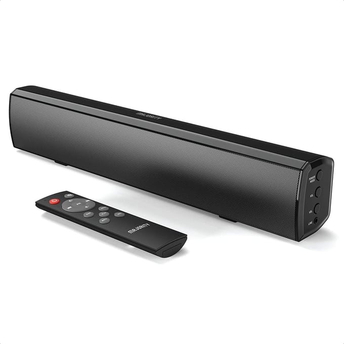 Majority Bowfell Compacte Soundbar - Bluetooth - 50W - RCA - Stereo - met Afstandsbediening - Zwart