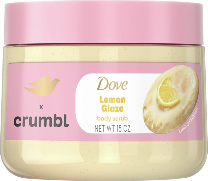Dove x Crumbl Exfoliating Body Scrub Lemon Cookie - Lichaamsscrub - 425g