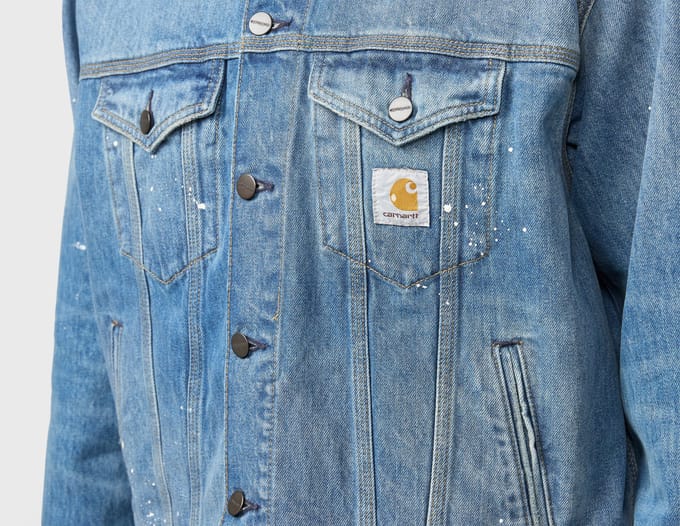 Carhartt WIP Paint Splatter Helston Jacket, blauw