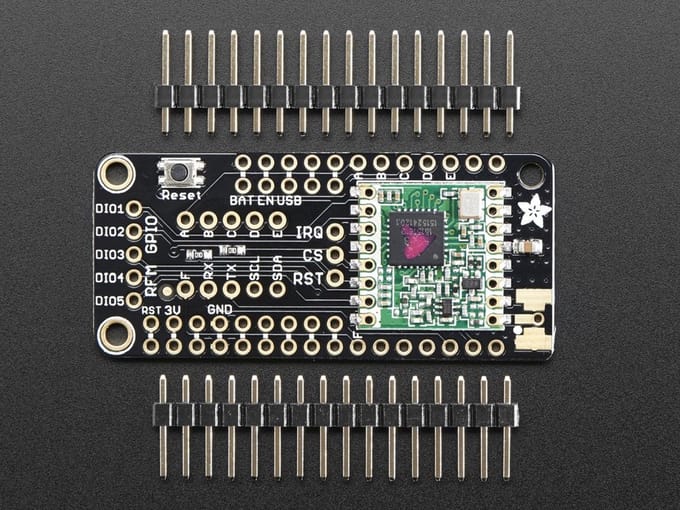 LoRa Radio FeatherWing - RFM95W 433 MHz Adafruit 3232