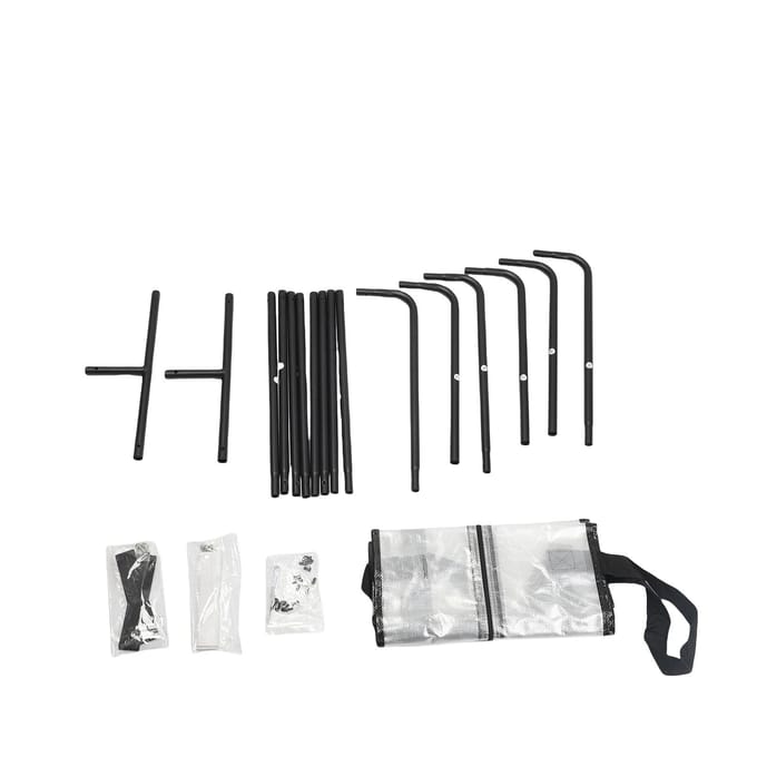 Bruiloft Bordhouder Koolstofstaal Heavy Duty Metalen Ezel Bordstandaard met 4 PU Leer Riemen Hoogte