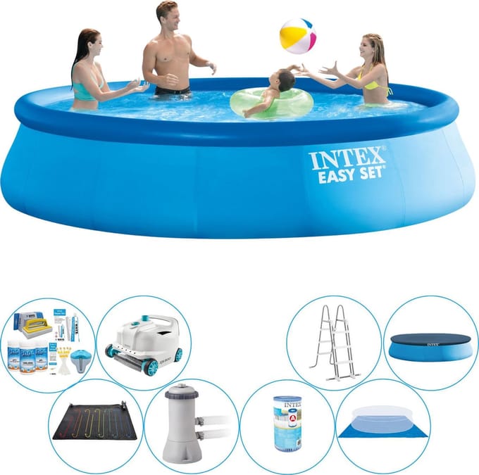 Easy Set Rond 457x107 cm - Zwembad Combi Deal