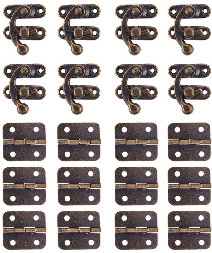 Dailygoods- Scharnieren 60 Sets Mini Antieke Bronzen - Kleine