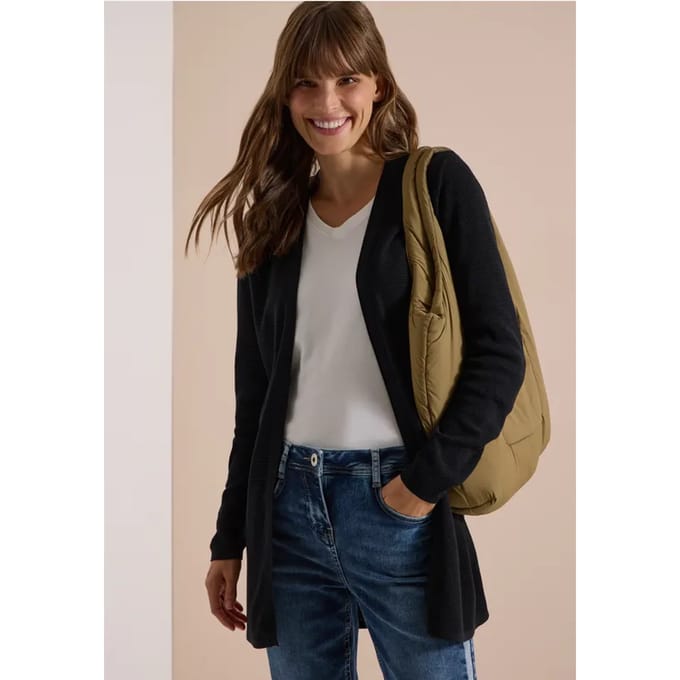 Open vest met lange mouwen