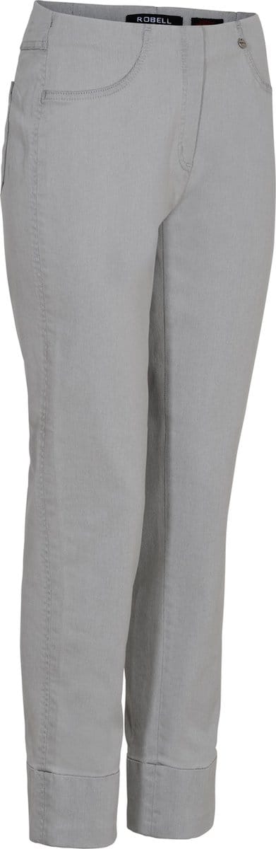 Robell Bella 09 Dames Comfort Jeans 7/8 Lengte - Grijs - EU48
