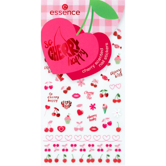 Essence So Cherry Happy Cherry Scented Nail Stickers 01 78 st
