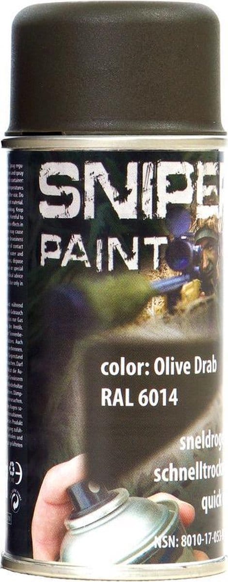 Spuitbus leger verf 150 ml Olive Drab Olive drab