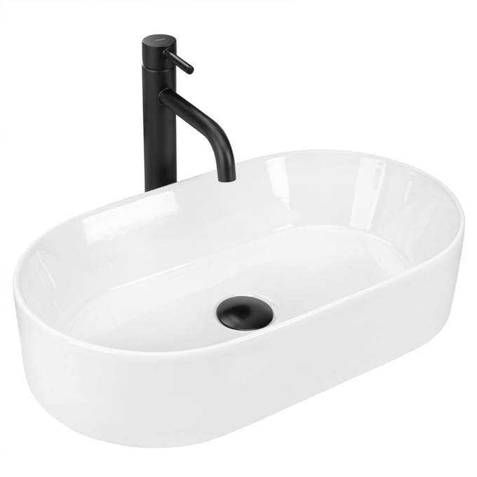 Rea Layla 50 Opzetwastafel Wit 53x30 cm