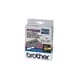 Brother Gloss Laminated Labelling Tape - 6mm, Black/Yellow TX labelprinter-tape