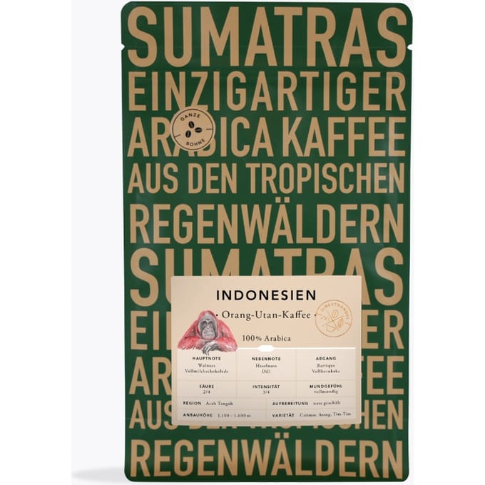 Speicherstadt Orang Utan koffie 500g