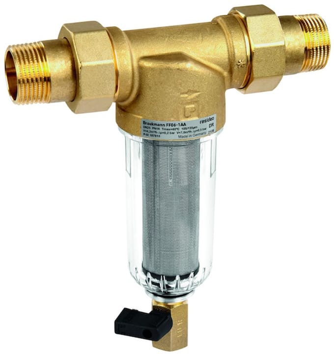 Resideo Fijnfilter MiniPlus FF06 messing AA, R1/2, FF06-1/2AA