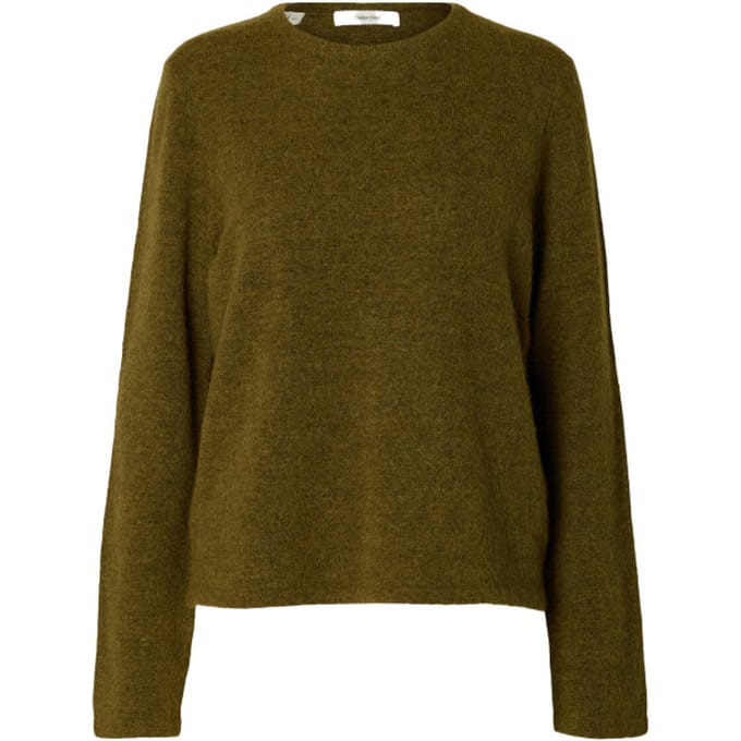 Regular fit pullover van wolmix model 'LULU'