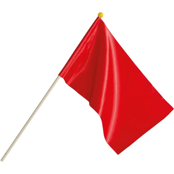 Rechter vlag met houten handvat Kwon
