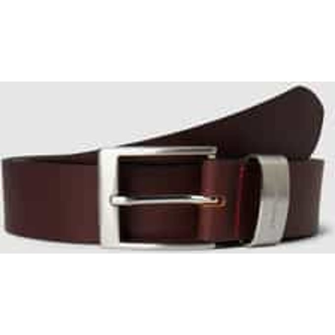 PIERRE CARDIN leren heren riem - bruin