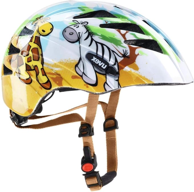 Meerkleurige ultrasone kinderfietshelm - Kid 1 with added safety features