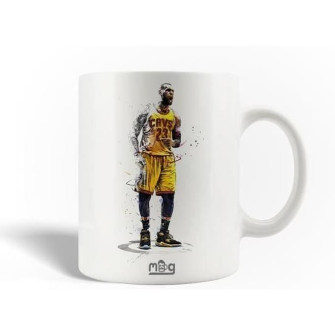 Mug - NBA - LeBron James - Céramique - 30cl - Compatible lave-vaisselle