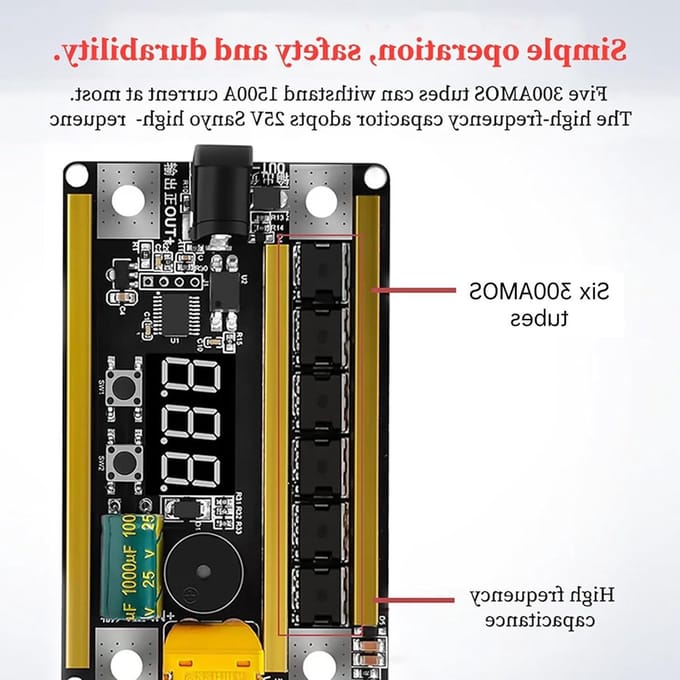 Puntlasapparaat - Spot lasmachine - Metaalbewerking - 99 standen instelbaar - 0.1-0.2 mm - Niet gespecificeerd