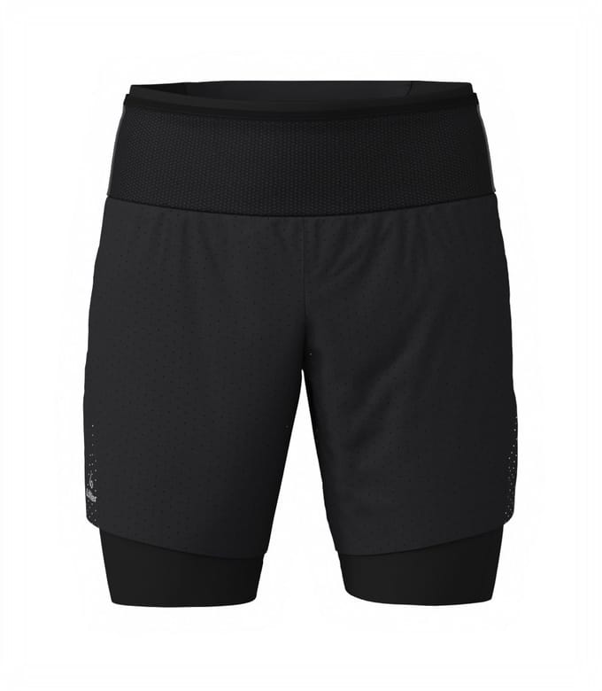 Loeffler korte hardloopbroek voor heren M Shorts 2in1 ASSL - Zwart M