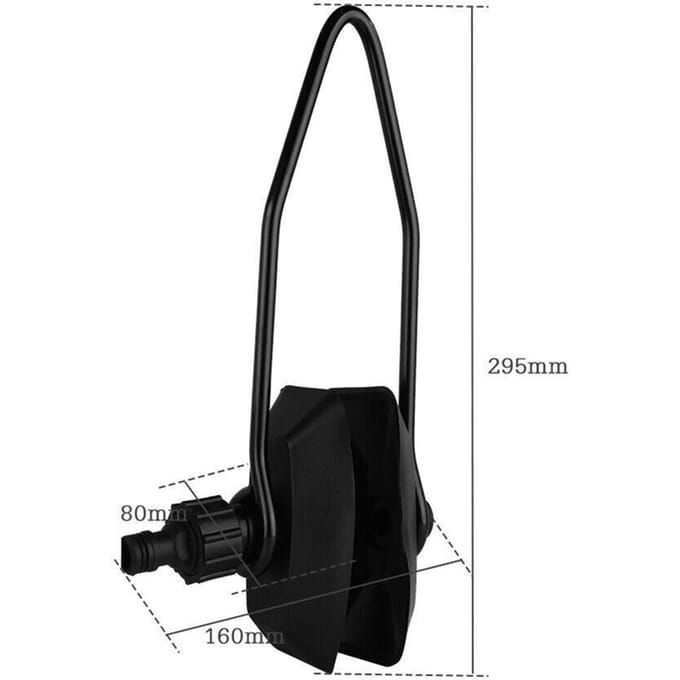 Chasse d'eau universel pour moteur hors-bord, cache-oreilles pour bateau noir