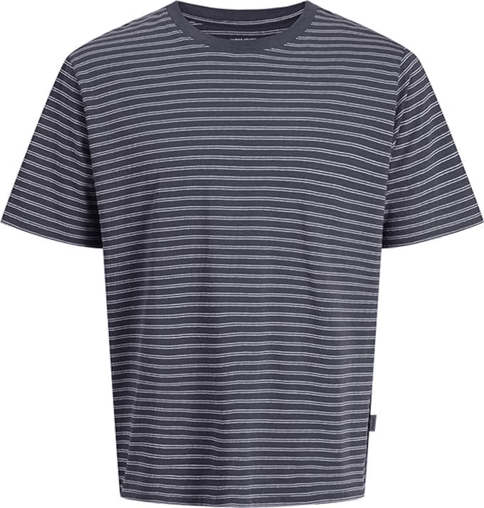 Jack&jone Jormontauk Tripe Tee Crew Neck Odyey Gray | Grijs | Maat: S