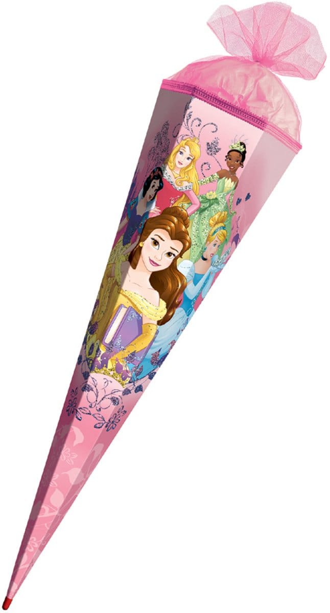 Schooletui met Disney Prinsessen-motief, 850 mm, glitters
