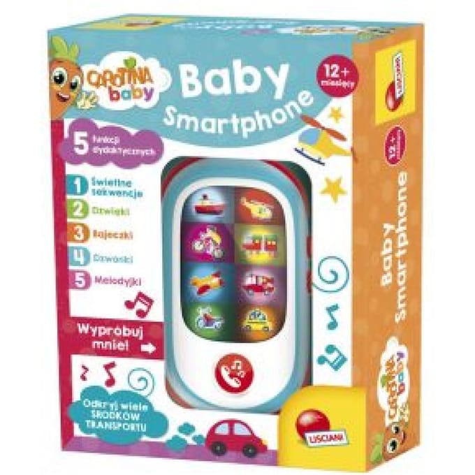 Lisciani carotina baby smartphone met 5 functies DYD