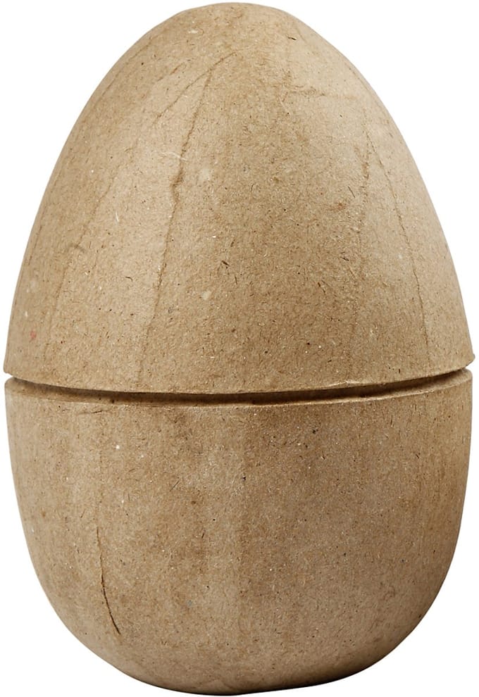 2-delig ei, H: 12 cm, d 9 cm, 1 stuk