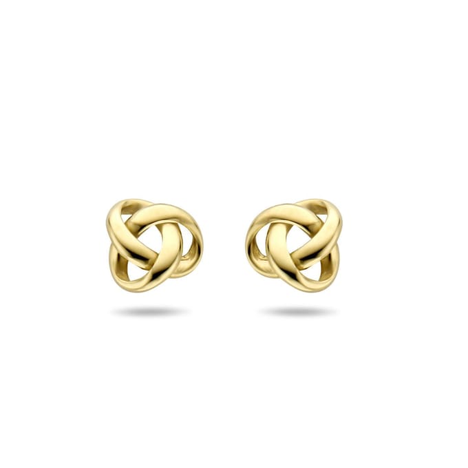 9K Geelgouden 9k oorknoppen 5 mm knoop - 8000263