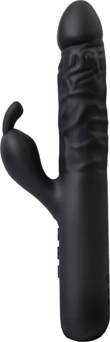 Rimba - Sensual Nights SN06 - Realistische Rabbit Vibrator - Zwart