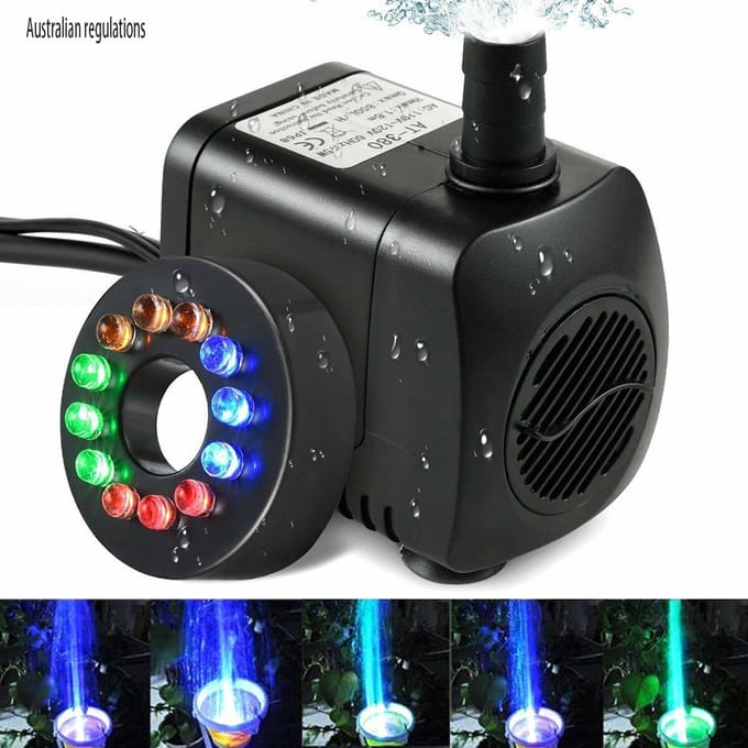 Pompe à eau électrique à 12 LED