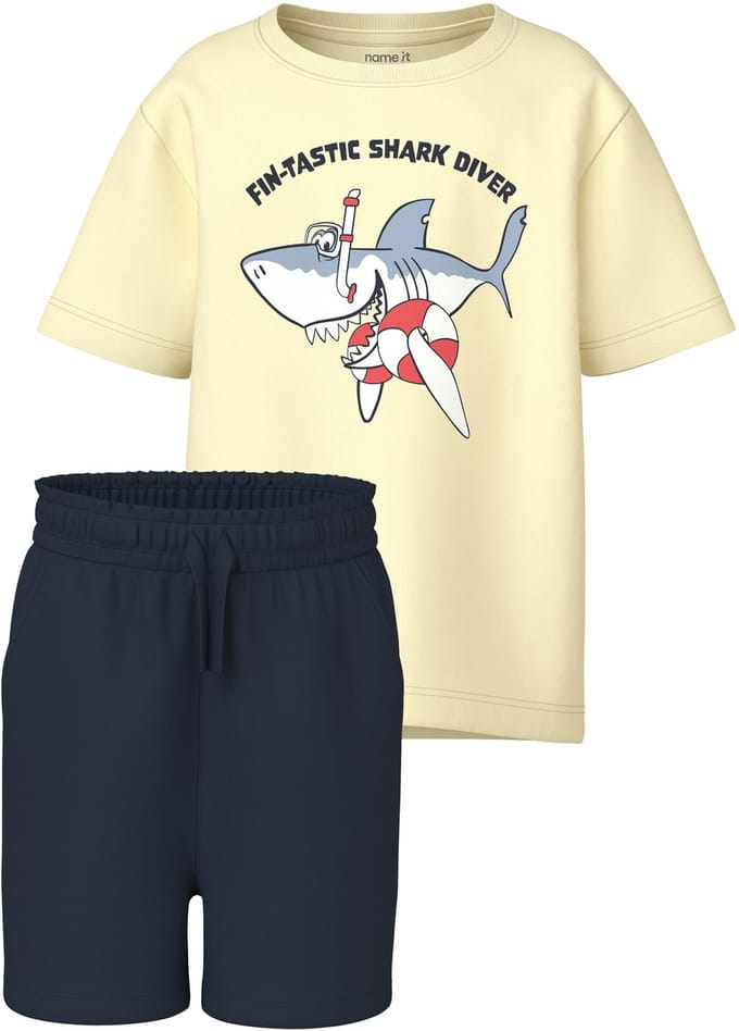 NAME IT MINI - NMMVIGOR SS NREG TOP SET Jongens Korte broek