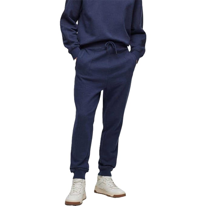 Boss Heren Seglitchstitch Slim Joggingbroek (Blauw)