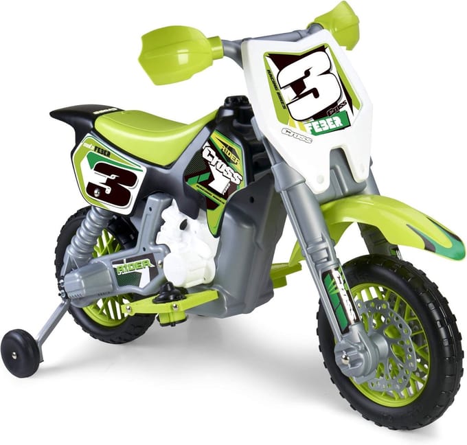 Elektrische Motorfiets - Kindermotor - Buiten Spelen - Met Geluidseffecten - 102 cm Lengte - Multicolor