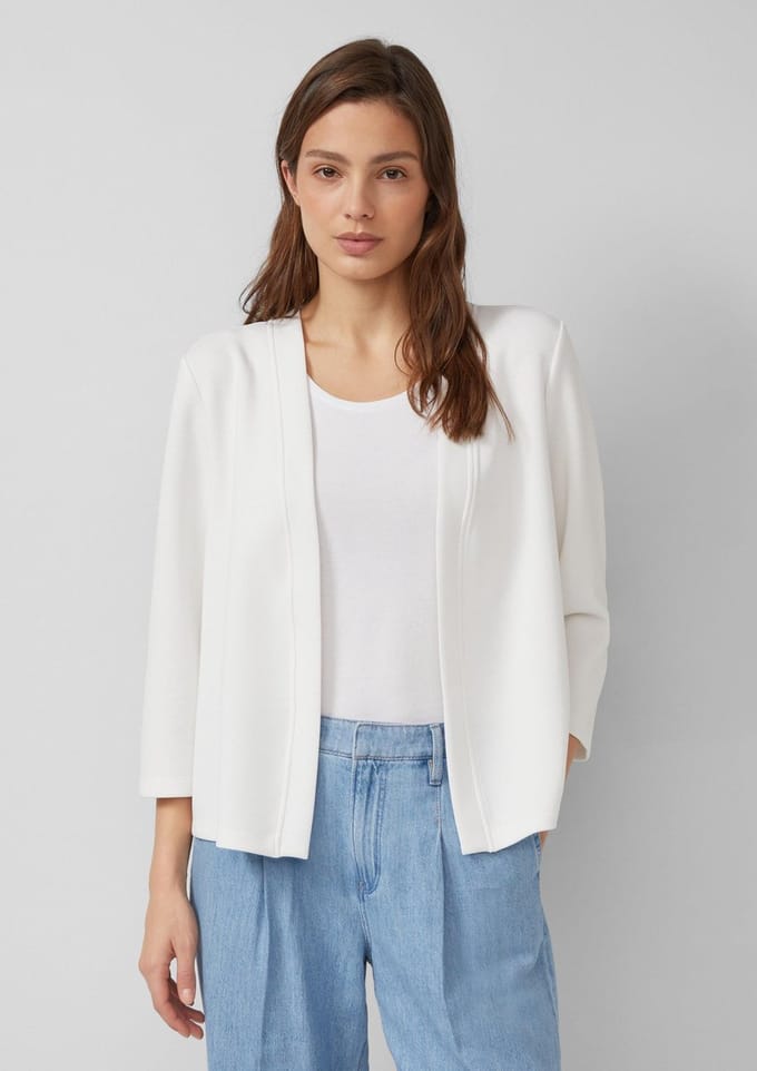 Zachte gemixte modal sweatshirt casual snit dames s.Oliver