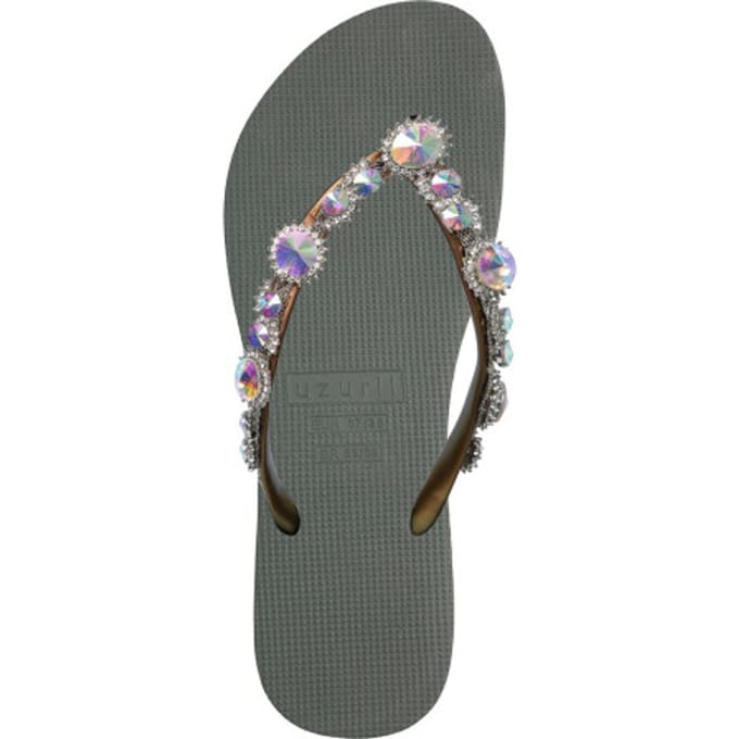 Uzurii | Teenslippers | Dames | Legergroen | Maat 37/38