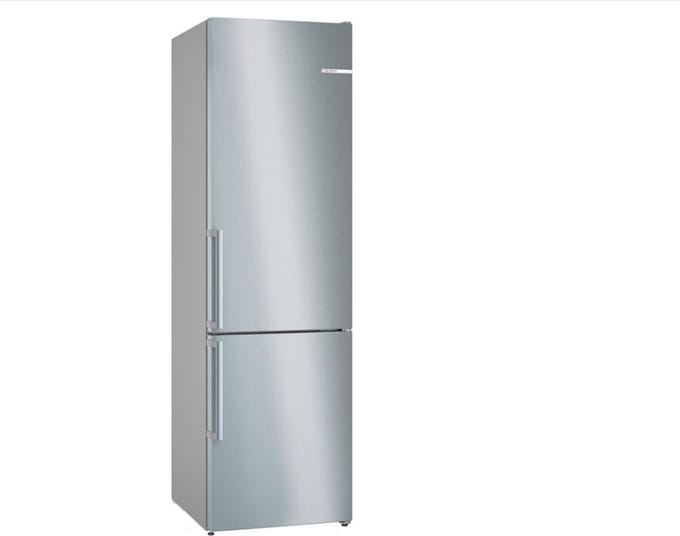 Bosch Serie 4 KGN392IDT koel-vriescombinatie Vrijstaand 363 l D Zilver