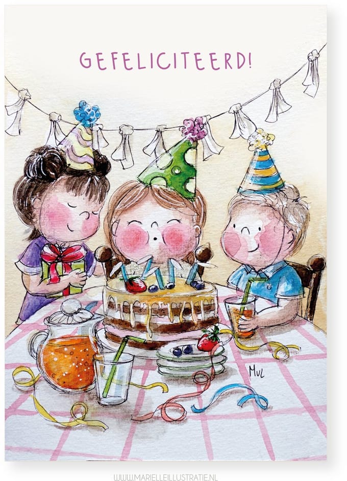 392 Gefeliciteerd!,10x15cm