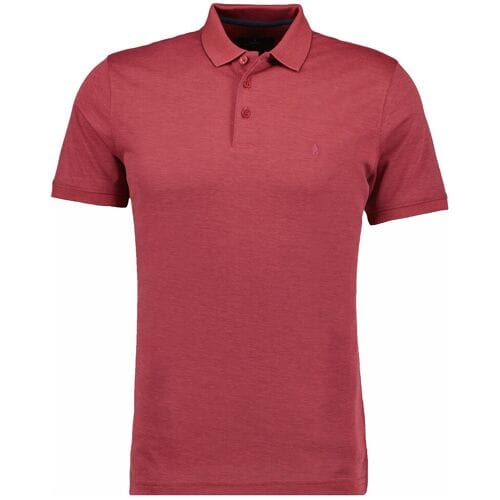 Ragman Uni Polo Light Cotton Mix Dark Coral / male