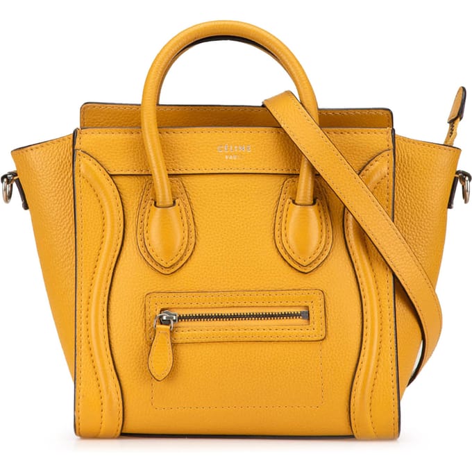 Nano Luggage Totebag Gele Leren