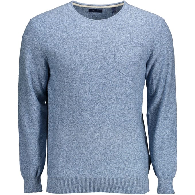 Ronde Hals Trui Melange Stijl