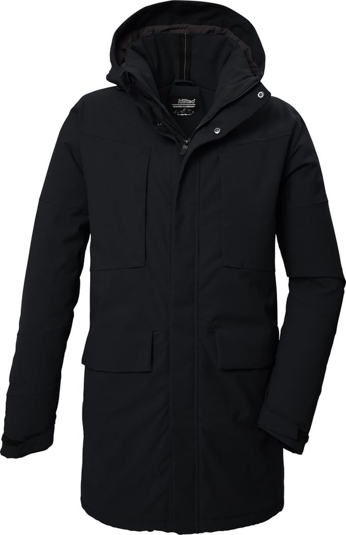 Killtec KOW 80 Men Parka - Winterjas - Heren - Zwart - Maat M