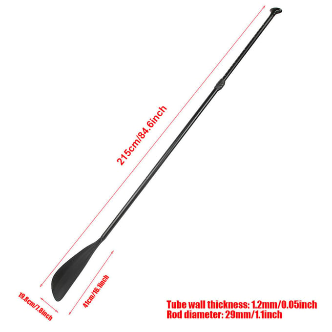Afneembare SUP Zwarte Uitschuifbare Peddel Riem Stand Up Paddle Board voor Surfen Boot Kajak white
