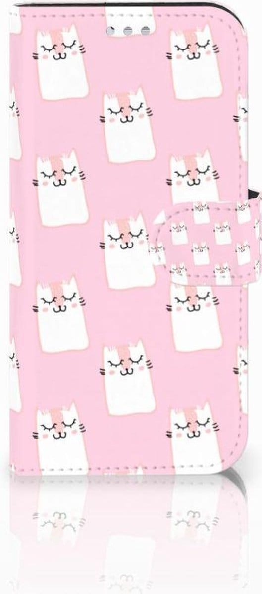 Samsung Galaxy S7 Telefoonhoesje met Pasjes Sleeping Cats
