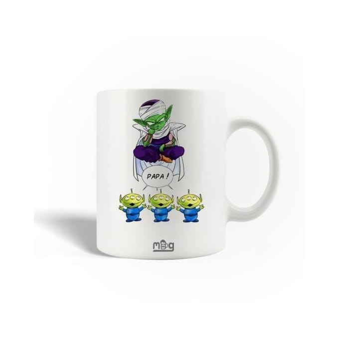 Mug en Céramique - MANIACASE - Piccolo - Blanc - 30cl - Compatible Lave-Vaisselle