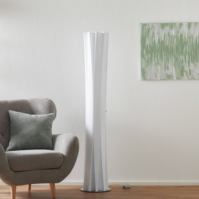 Slamp Bach vloerlamp, hoogte 161 cm, wit