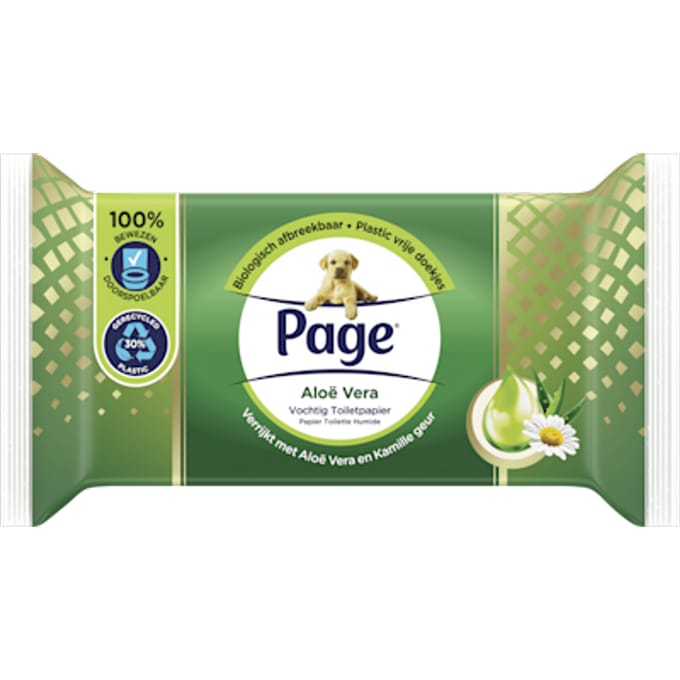 Aloë vera vochtig toiletpapier