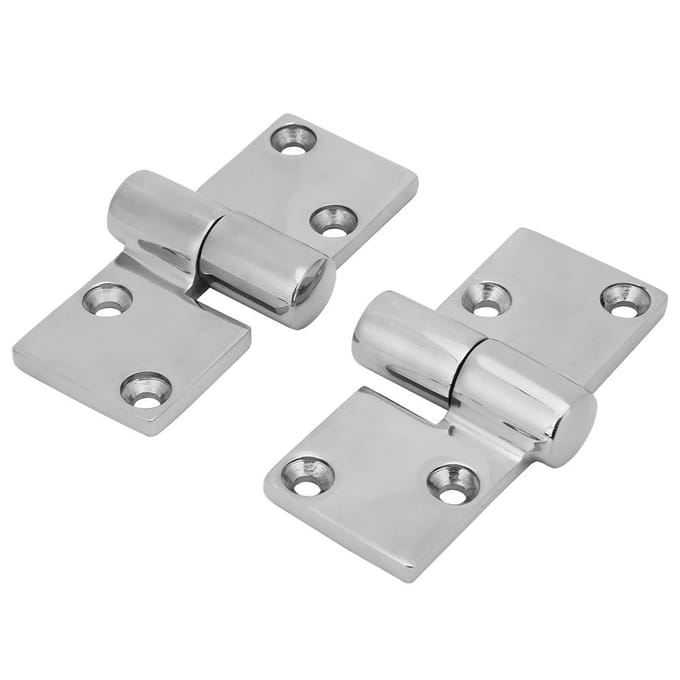 2 stuks Links en Rechts TakE Apart RVS Scharnier Boot Dek Accessoires 90*38mm