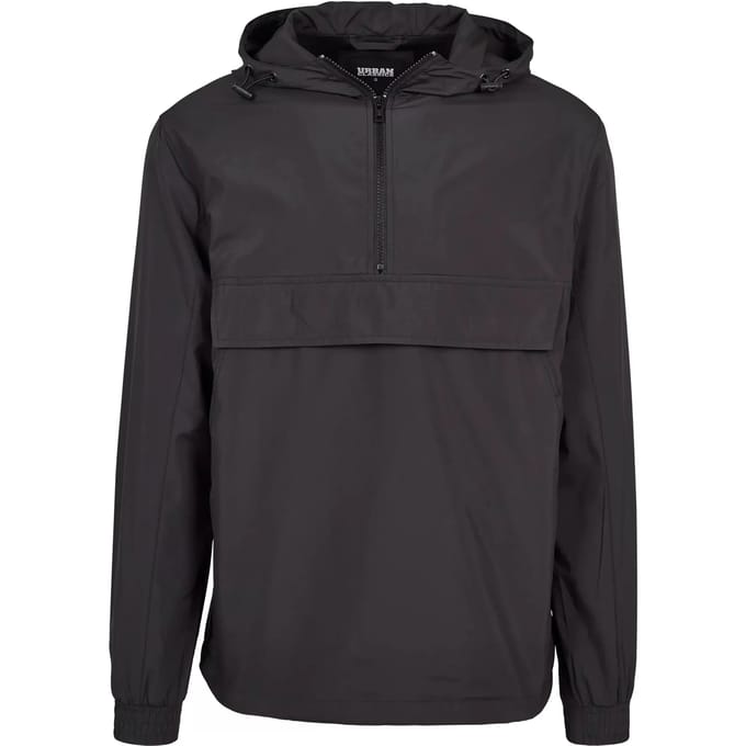 Urban Classics - Basic Pullover Jas - L - Zwart
