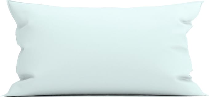 Yellow Kussensloop Percale - Kussenhoes van 40x80 cm - 1 stuk - 100% Katoen-Perkal - Blauw